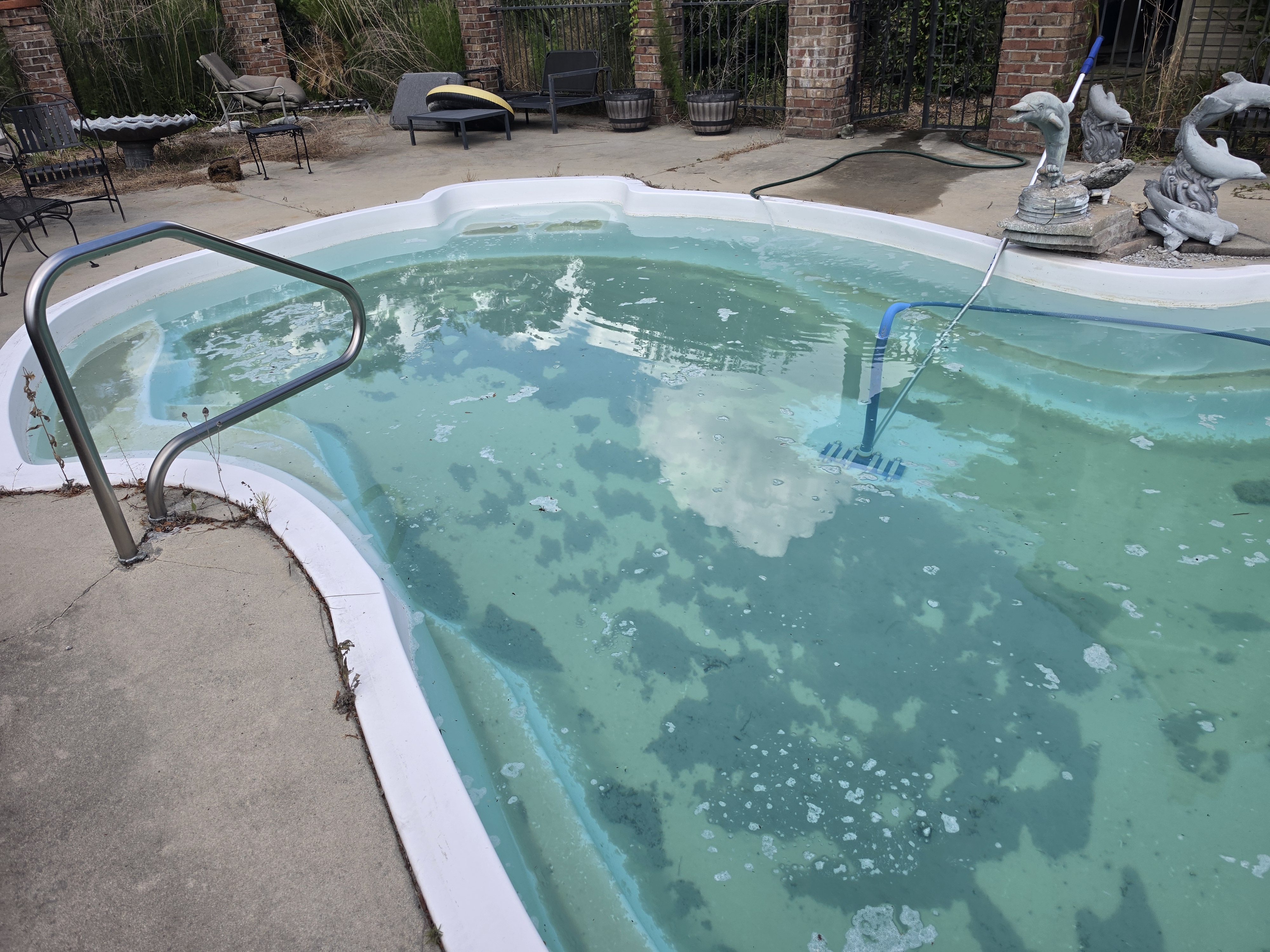 Pool clearing up