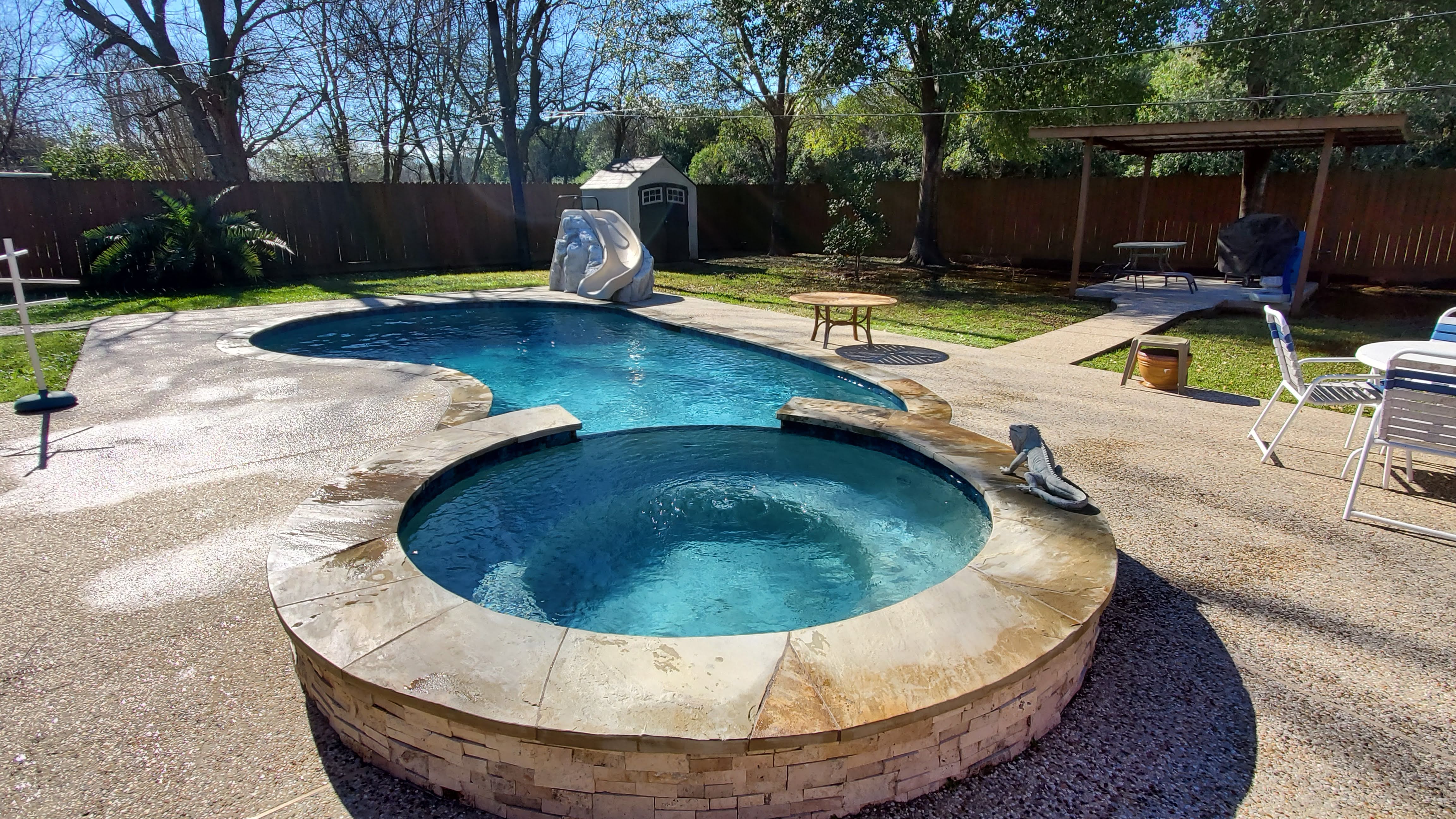 Pool after maintenance